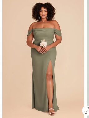 green emerald velvet dress Bandeau Satin Bridesmaid Dress with Chiffon Neck Scarf main image 0